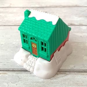 1995 McDonald's Bluebird Polly Pocket Winter Snow Ski Chalet Building House